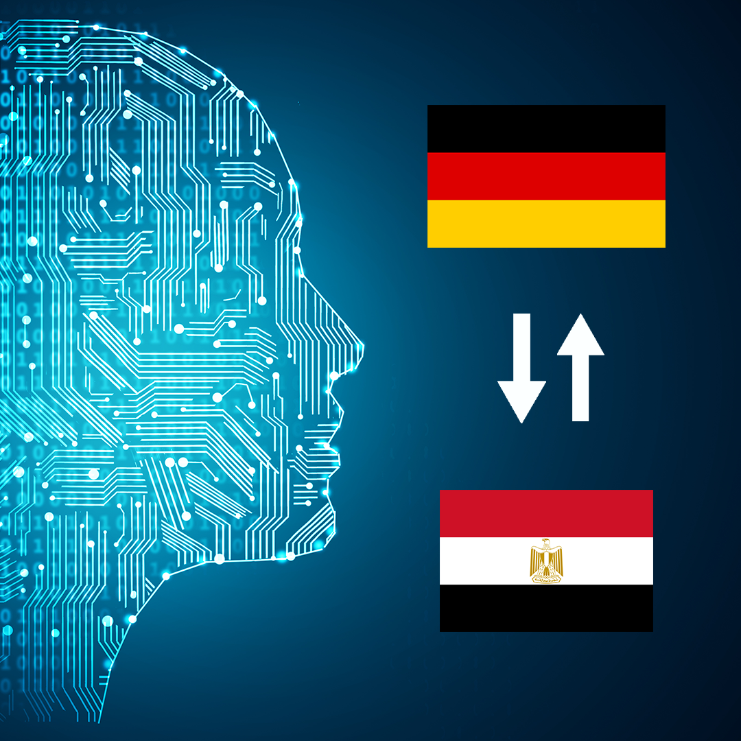 German - Arabic (Egypt) AI Interpretation